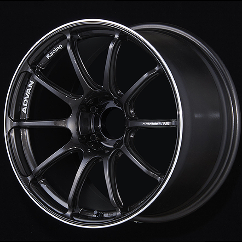 Advan RSIII 18x9.0 / +53 Offset / 5x120 / 72.5mm Bore / Black Gunmetallic and Ring YA38I53WBGR