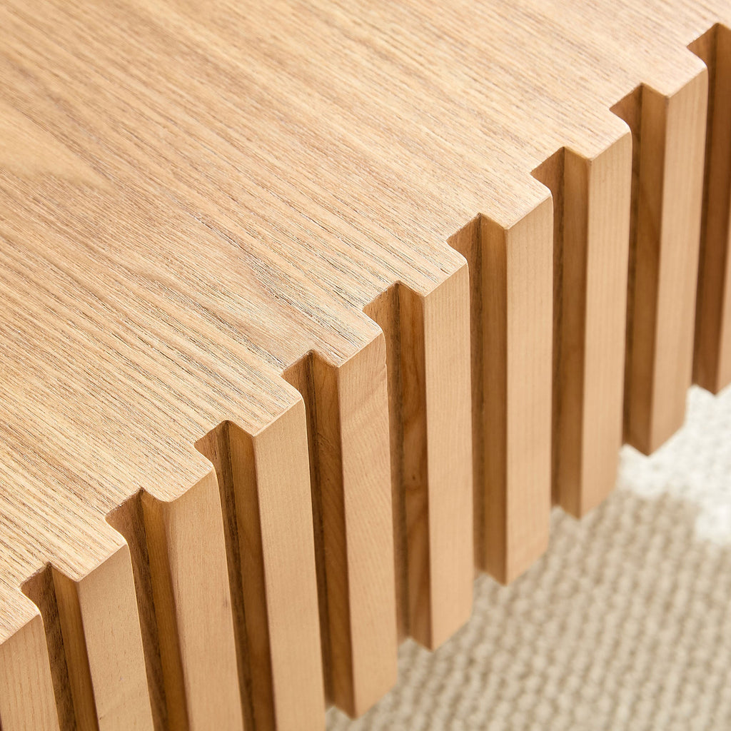 31.5 Inch Modern Handcraft Drum Coffee Table