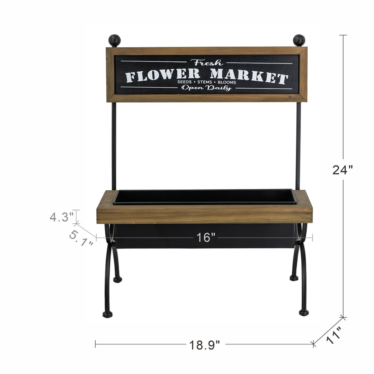 Rustic Decorative Plant Stand