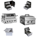 Built-in Outdoor Kitchen 32" LPG Gas Grill with Ice Box