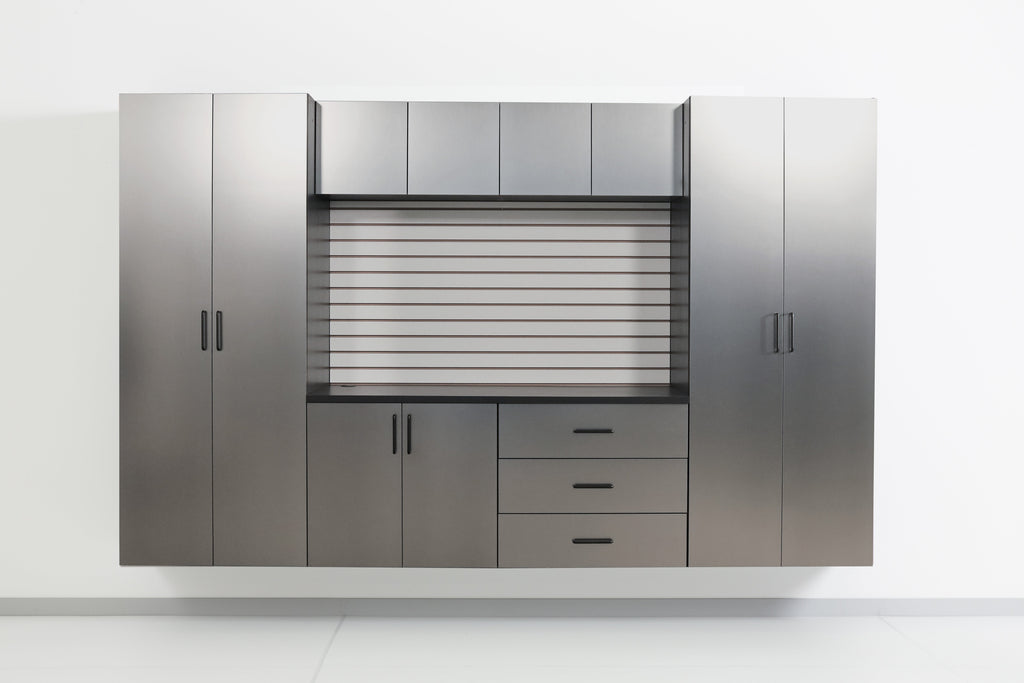 Astro Series 32 in. W x 28 in. H x 20 in. D Metal Wall Mounted Base Drawer Storage Cabinet