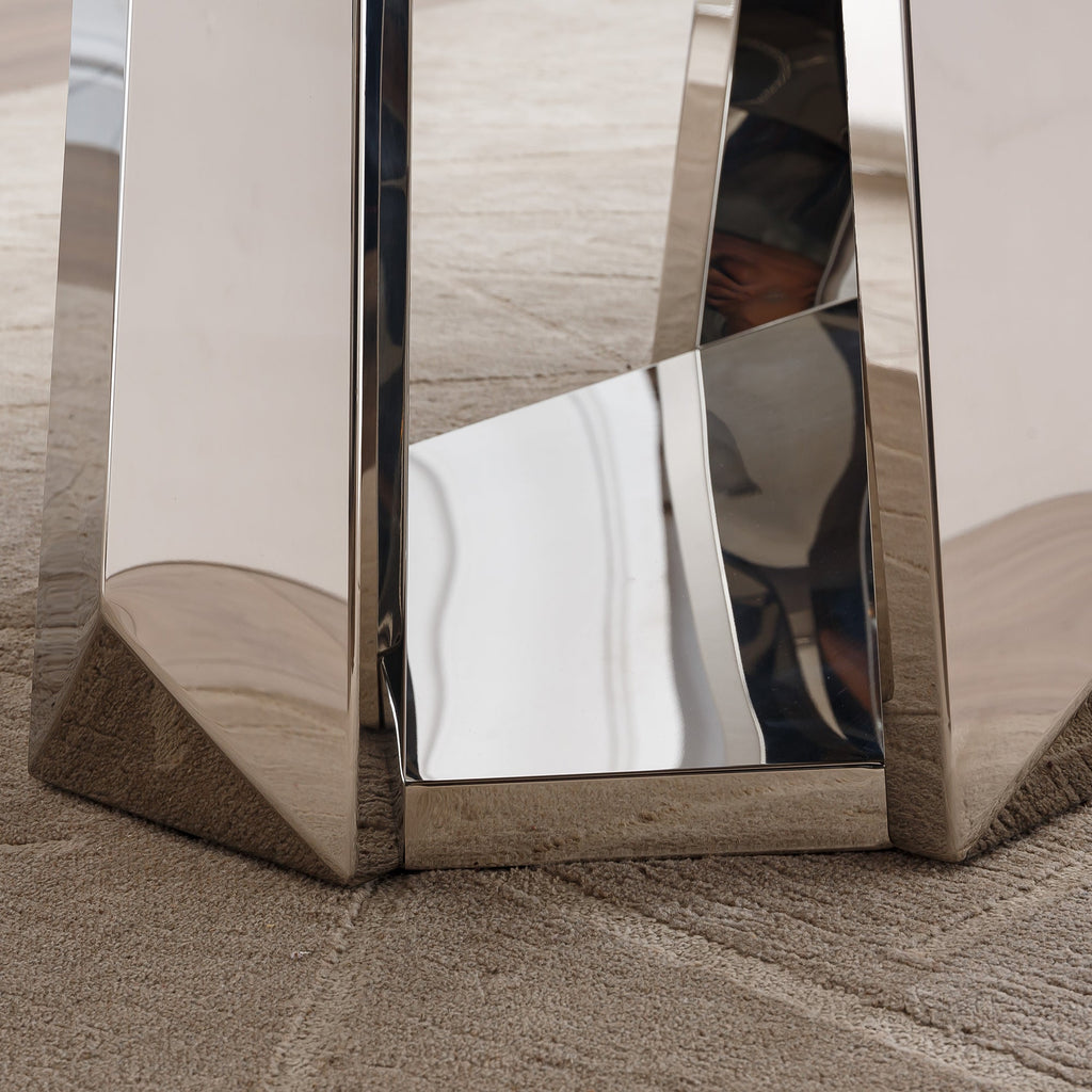 Marble Dining Table for 6 People