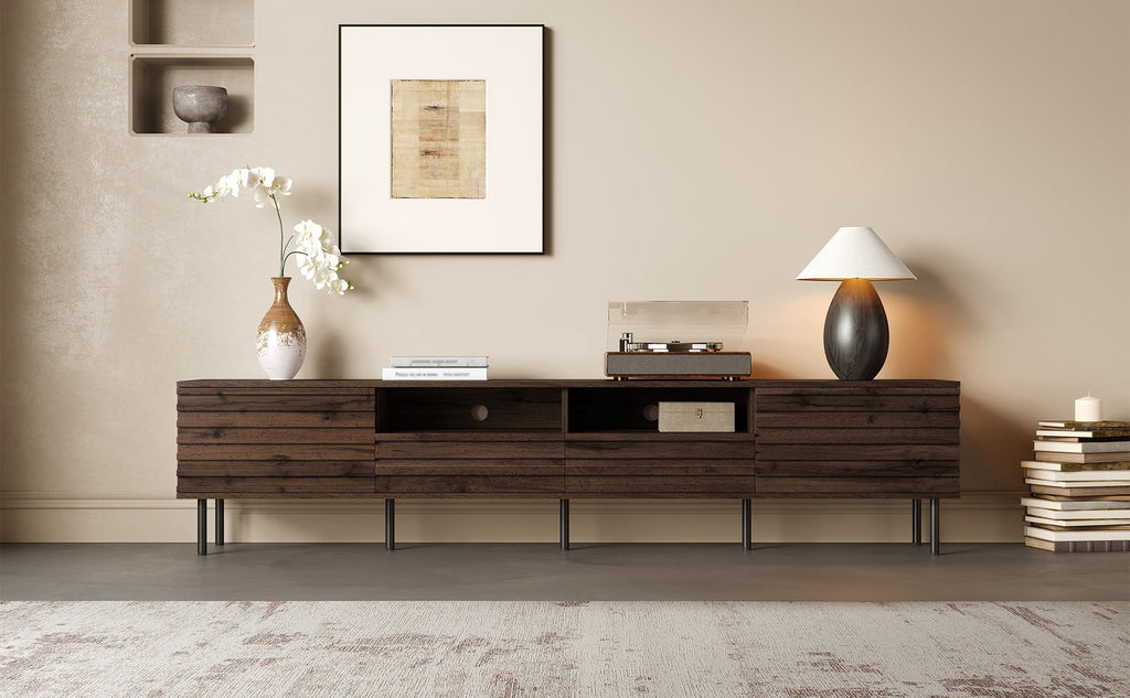 78 Inch Modern TV Stand for TVs Up to 85 Inches