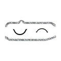 Cometic Gasket Cometic Chevy Gen1 Small Block V8 .075in AFM Oil Pan Gasket Kit-Right Side Dipstick-Thick Front Seal C5294-075AFM