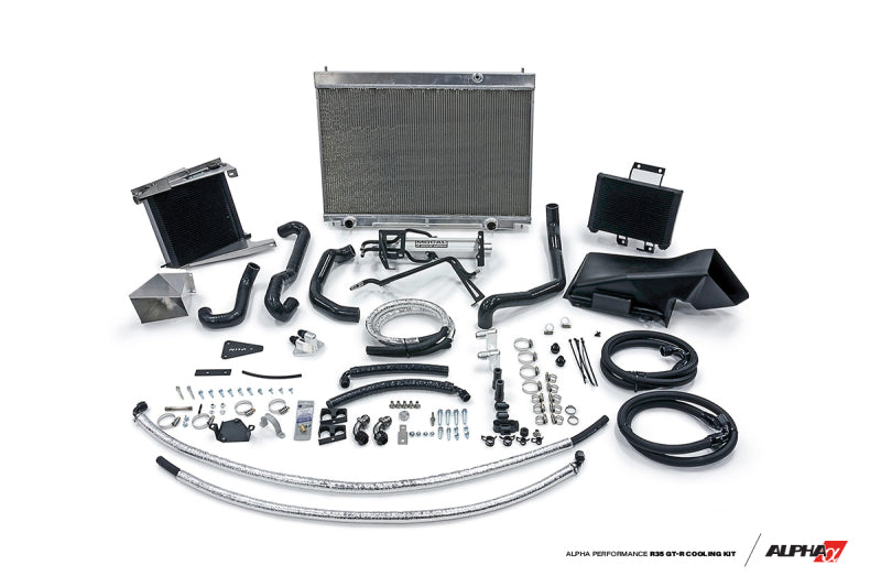 AMS Performance 12-14 Nissan GT-R R35 Alpha Cooling Package - Street System ALP.07.02.0001-2