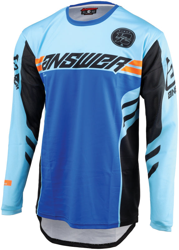 Answer 24 Arkon Nitrus Jersey Blue/Black/Hyper Orange - Small 442473