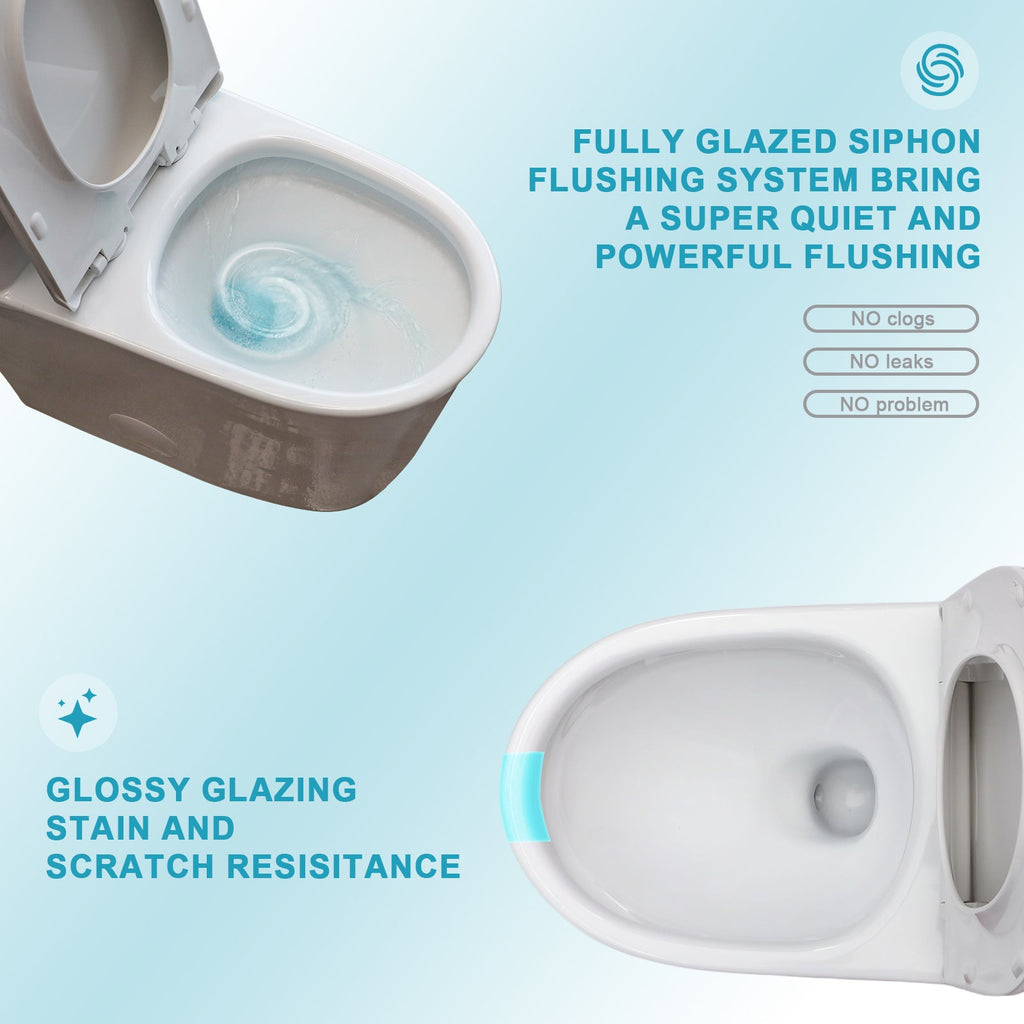 Ceramic One Piece Toilet for Bathroom