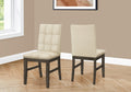 Dining Chair Set of 2 - Upholstered 37" Height
