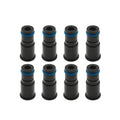 BLOX Racing 11mm Adapter Top (1in) w/Viton O-Ring & Retaining Clip (Set of 8) BXEF-AT-11L-8