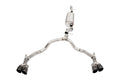 CORSA Performance Corsa 21-22 Tahoe / GMC Yukon 4DR 6.2L 4WD Dual Rear 3in - 2.75in Sport Cat-Back DW 4in BLK Tips 21129BLK