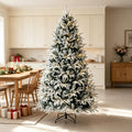 Snowy Frosted Artificial Christmas Tree