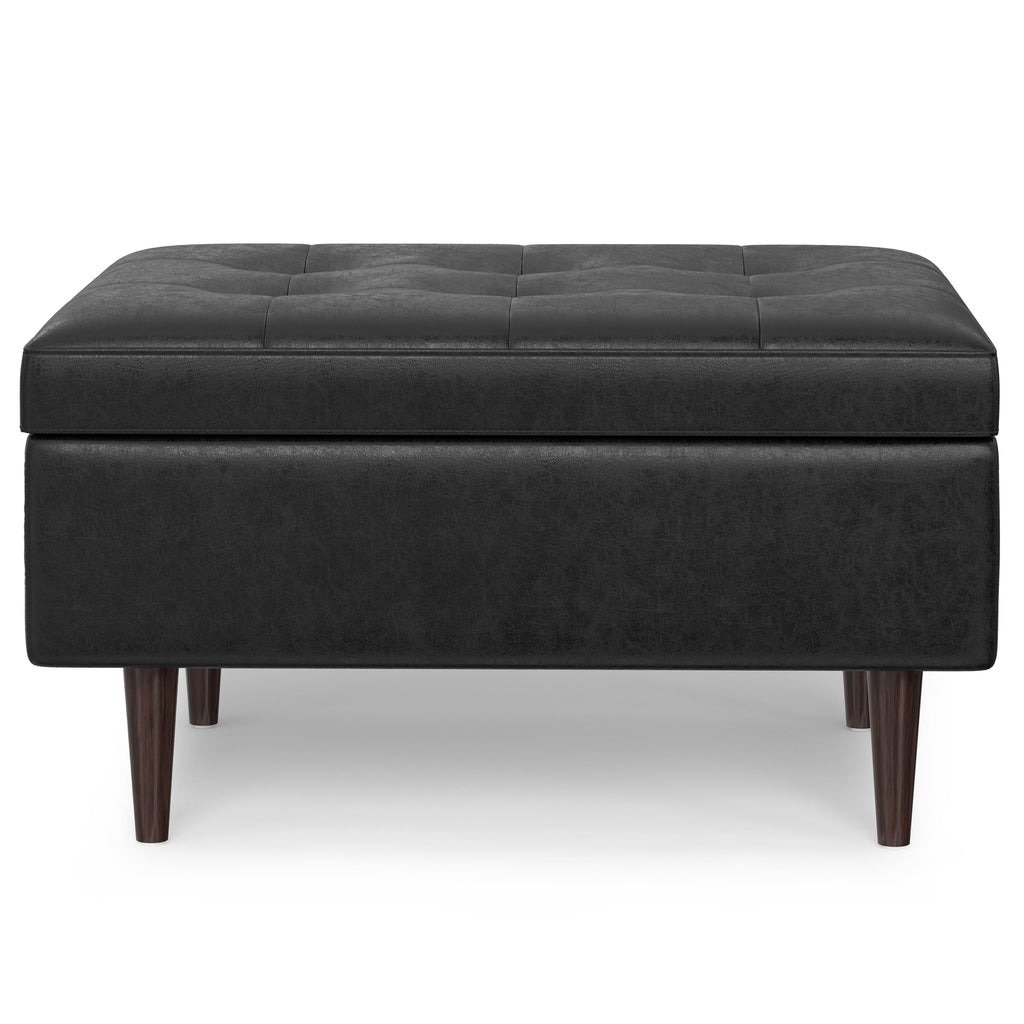Shay Mid Century Small Coffee Table Storage Ottoman