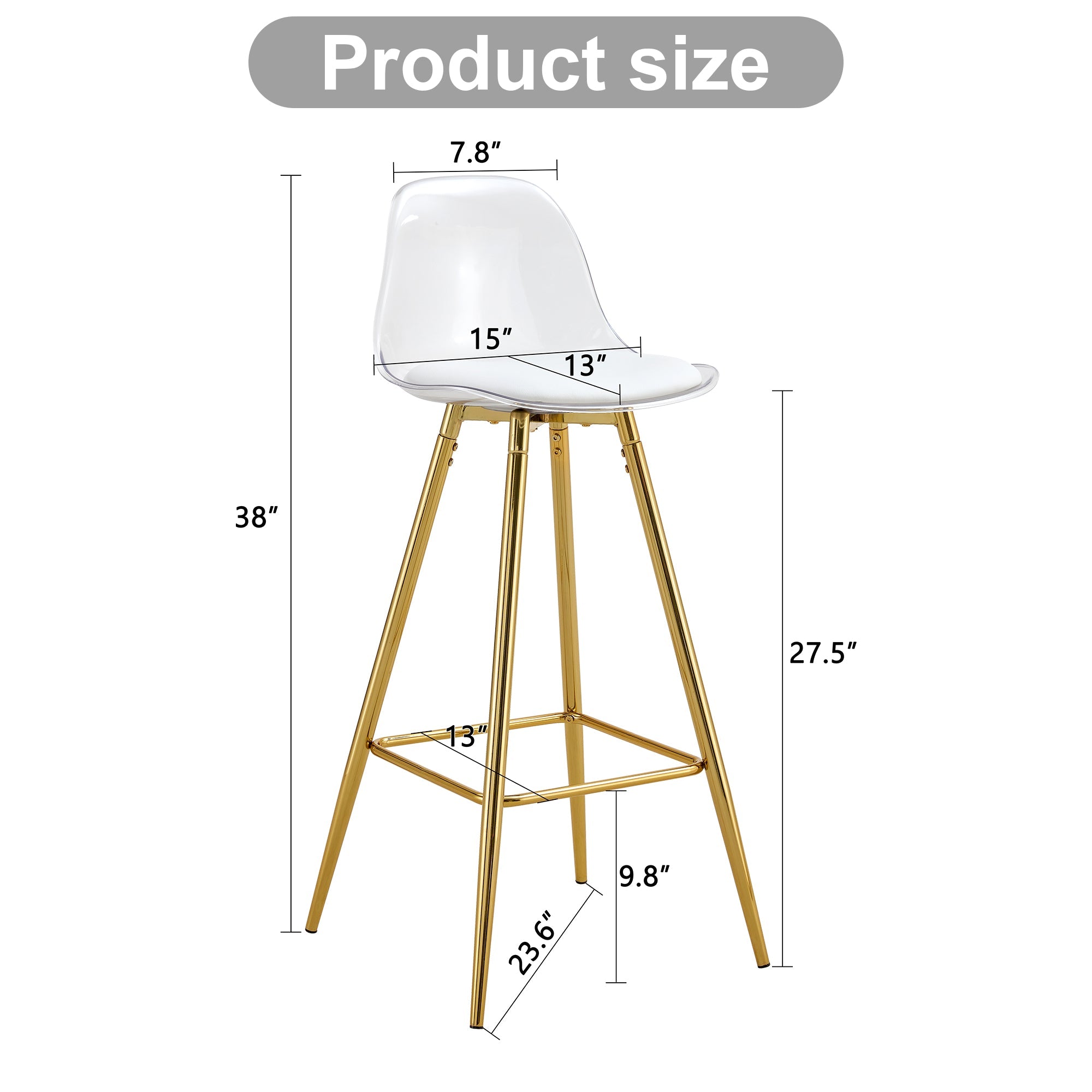 Modern Upholstered Bar Chairs