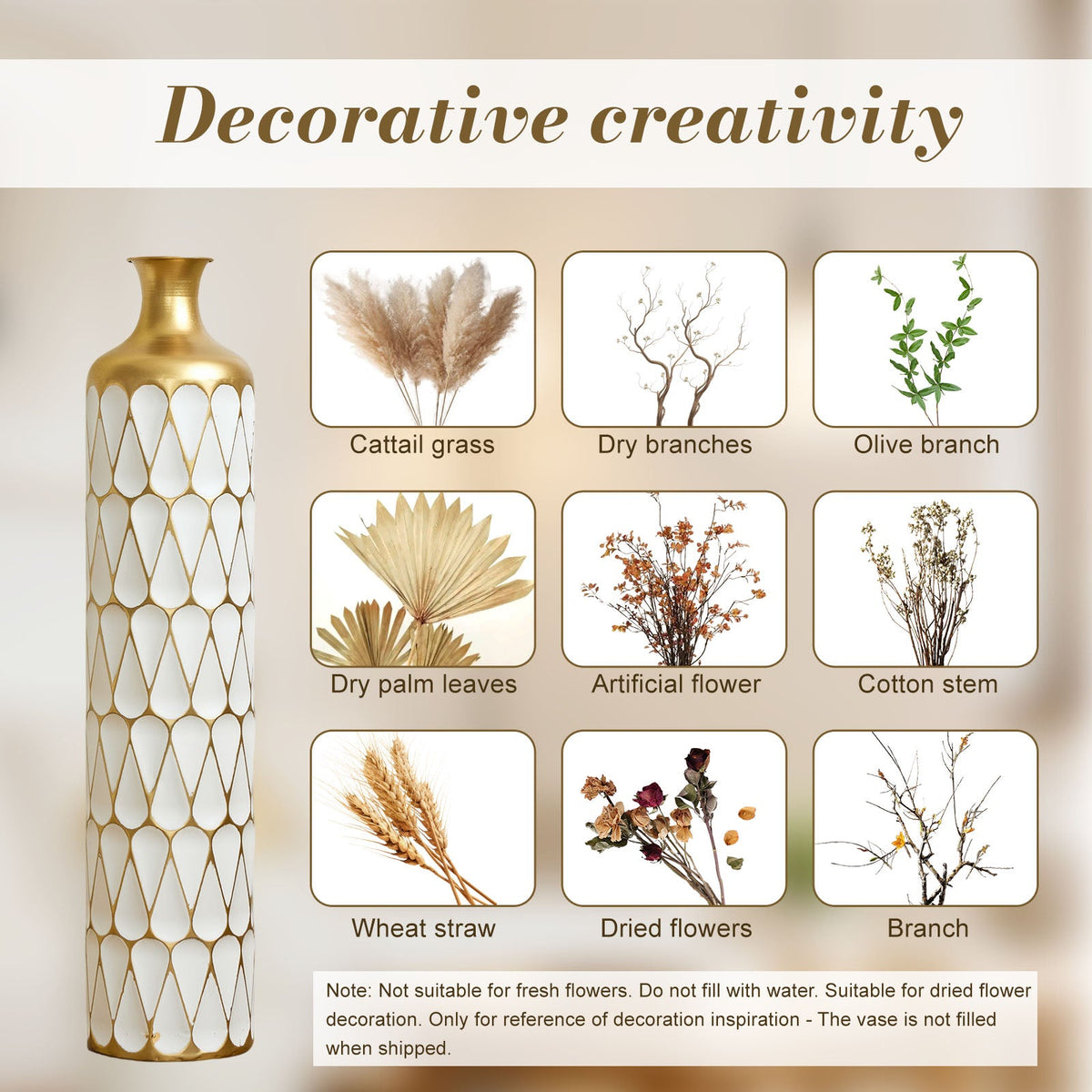 Set of 3 Elegant Vases