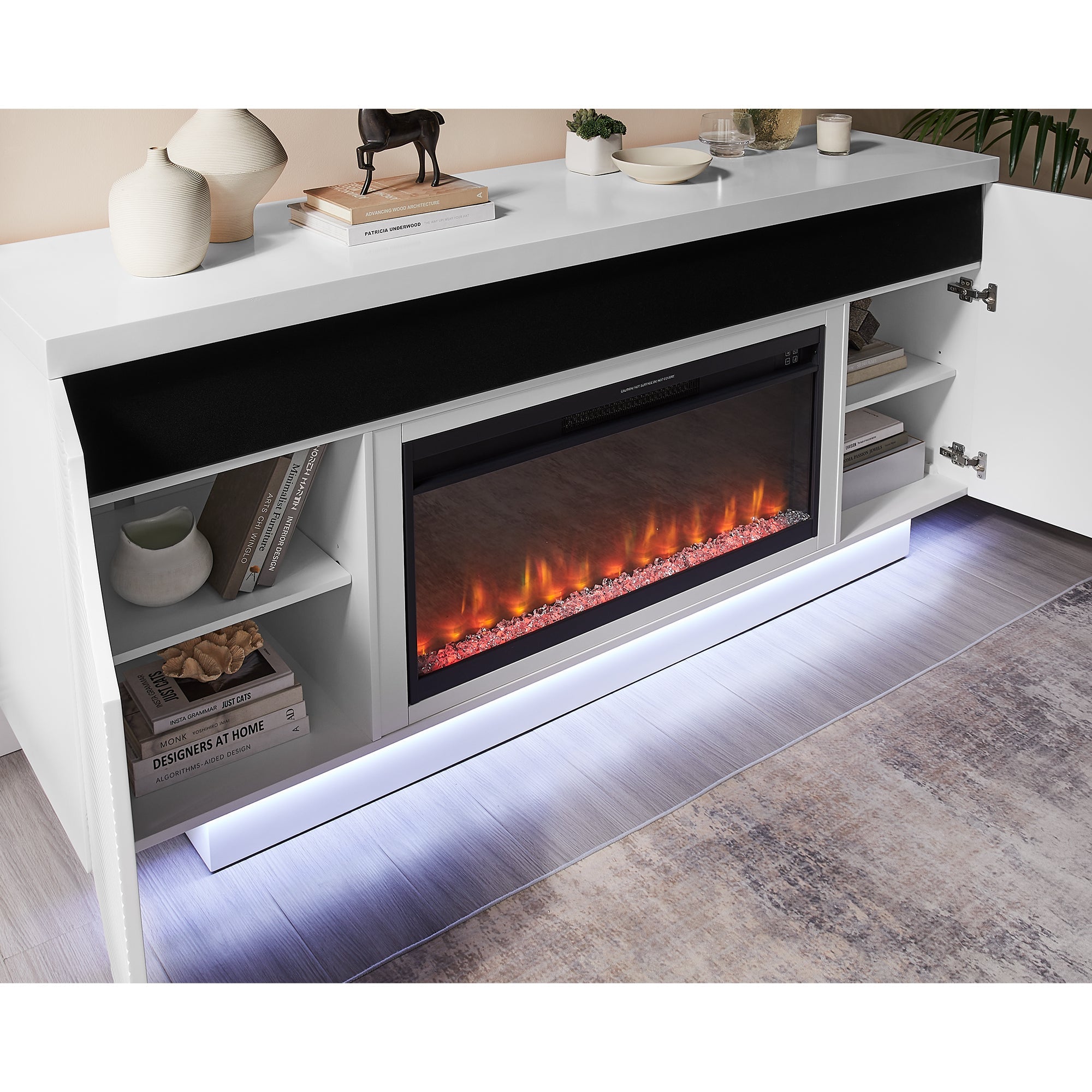 Alessia 76" Fireplace