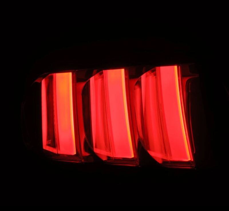 AlphaRex 15-23 Ford Mustang NOVA-Series Prismatic LED Tail Lights Black-Clear 655020 *Discontinued