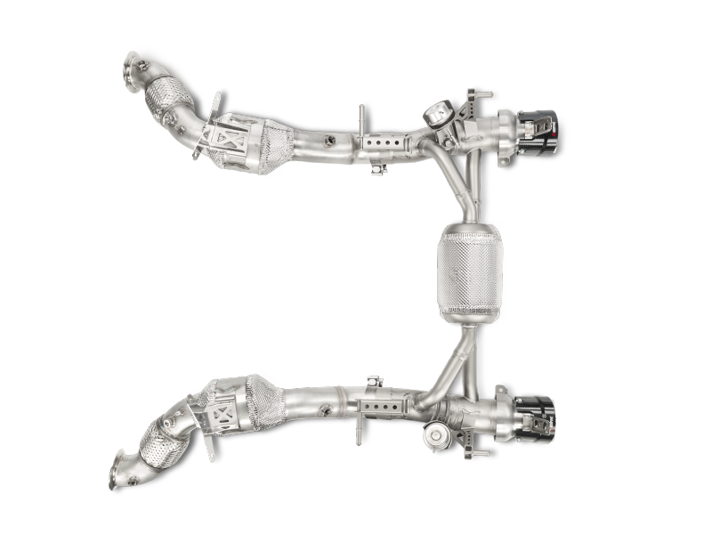 Akrapovic 16-17 Ferrari 488 GTB/488 Spyder Link Pipe Set w/ Cat (SS) L-FE/SS/1