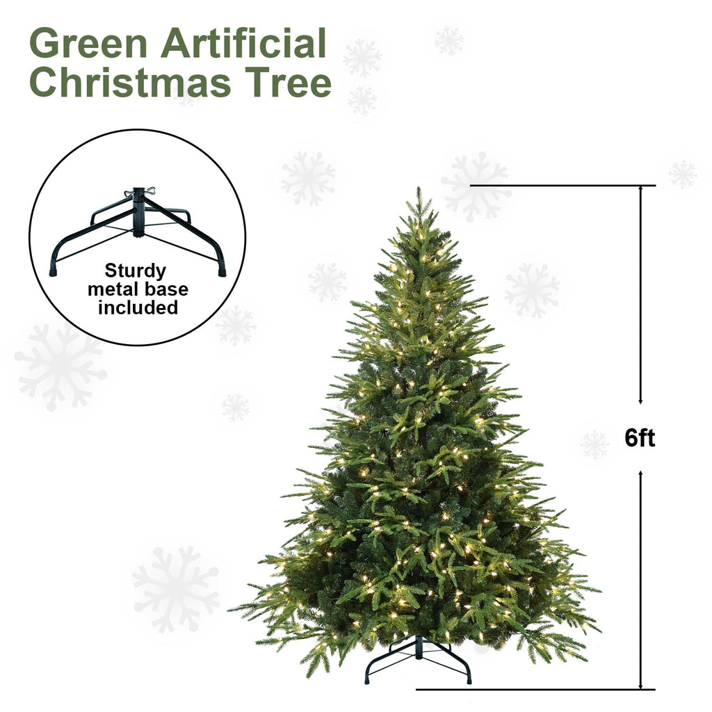 4ft Pre-Lit Artificial Christmas Tree