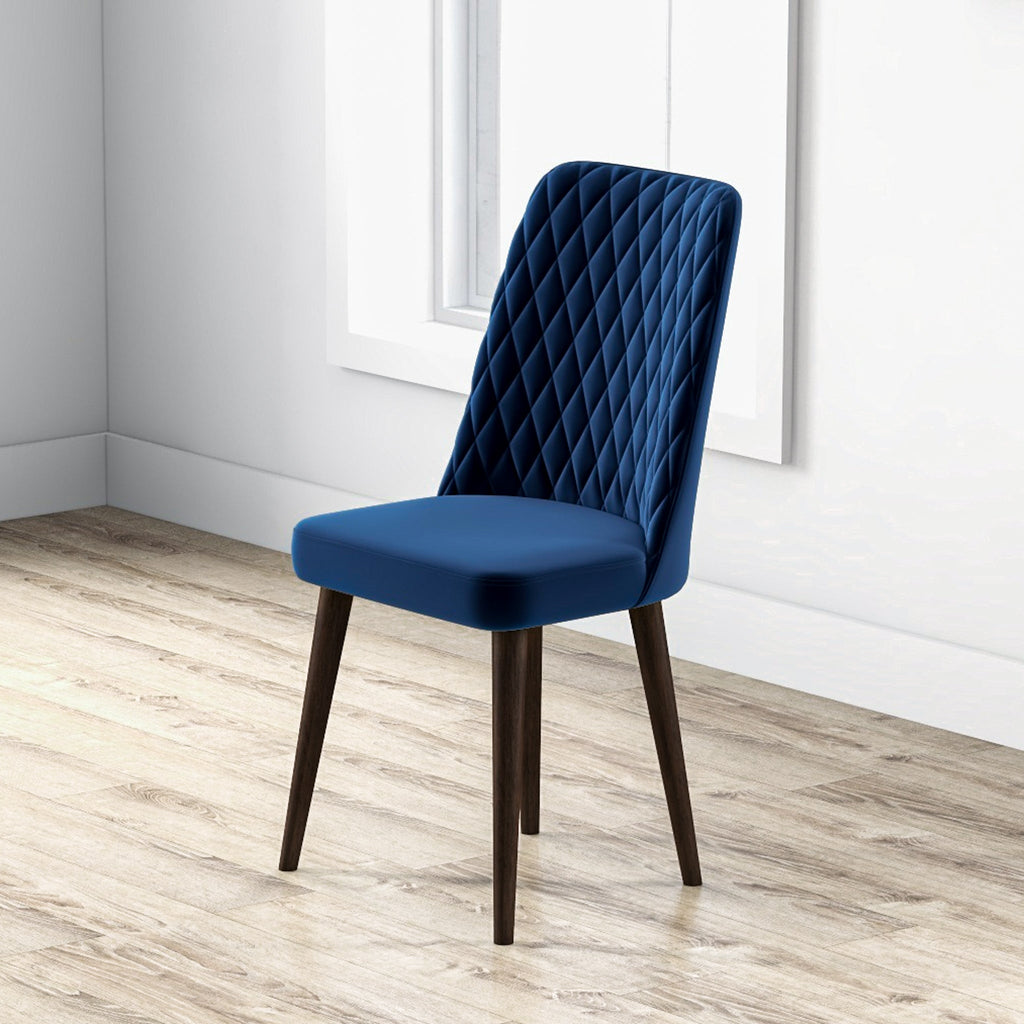 Katie Mid-Century Modern Velvet Dining Chair Set of 2