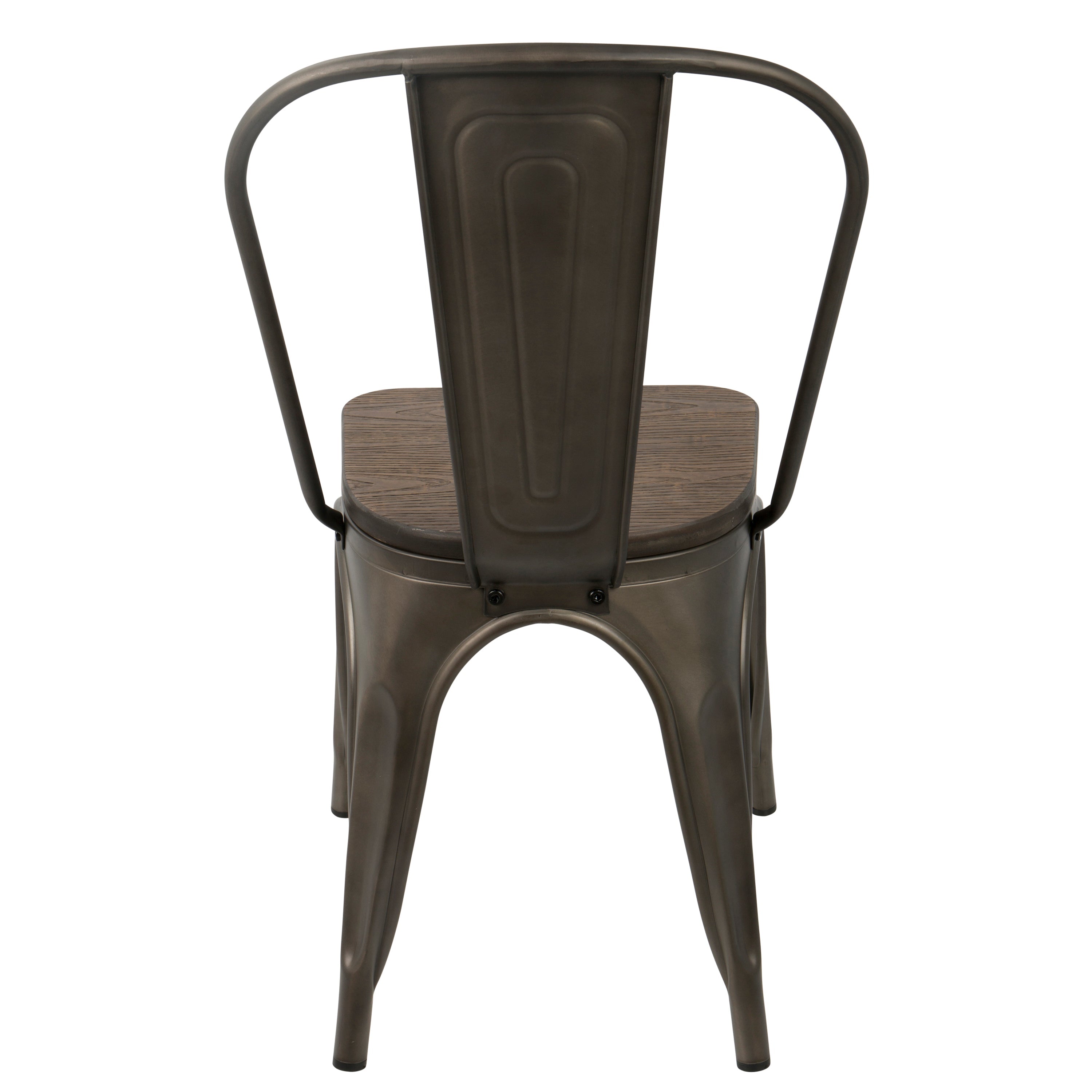 Farmhouse Stackable Dining Chair in Antique Finish