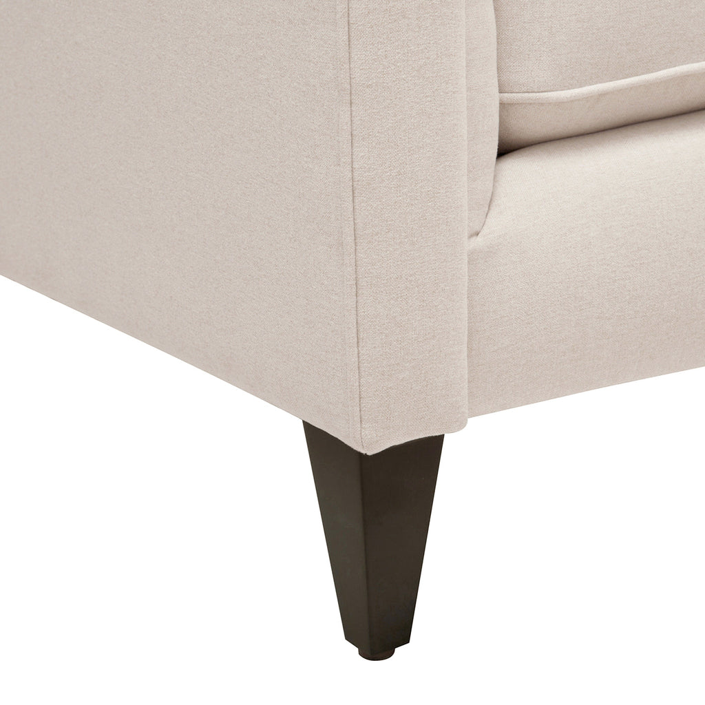 Jack 84" Modern Tuxedo Tufted Sofa, Sky Neutral