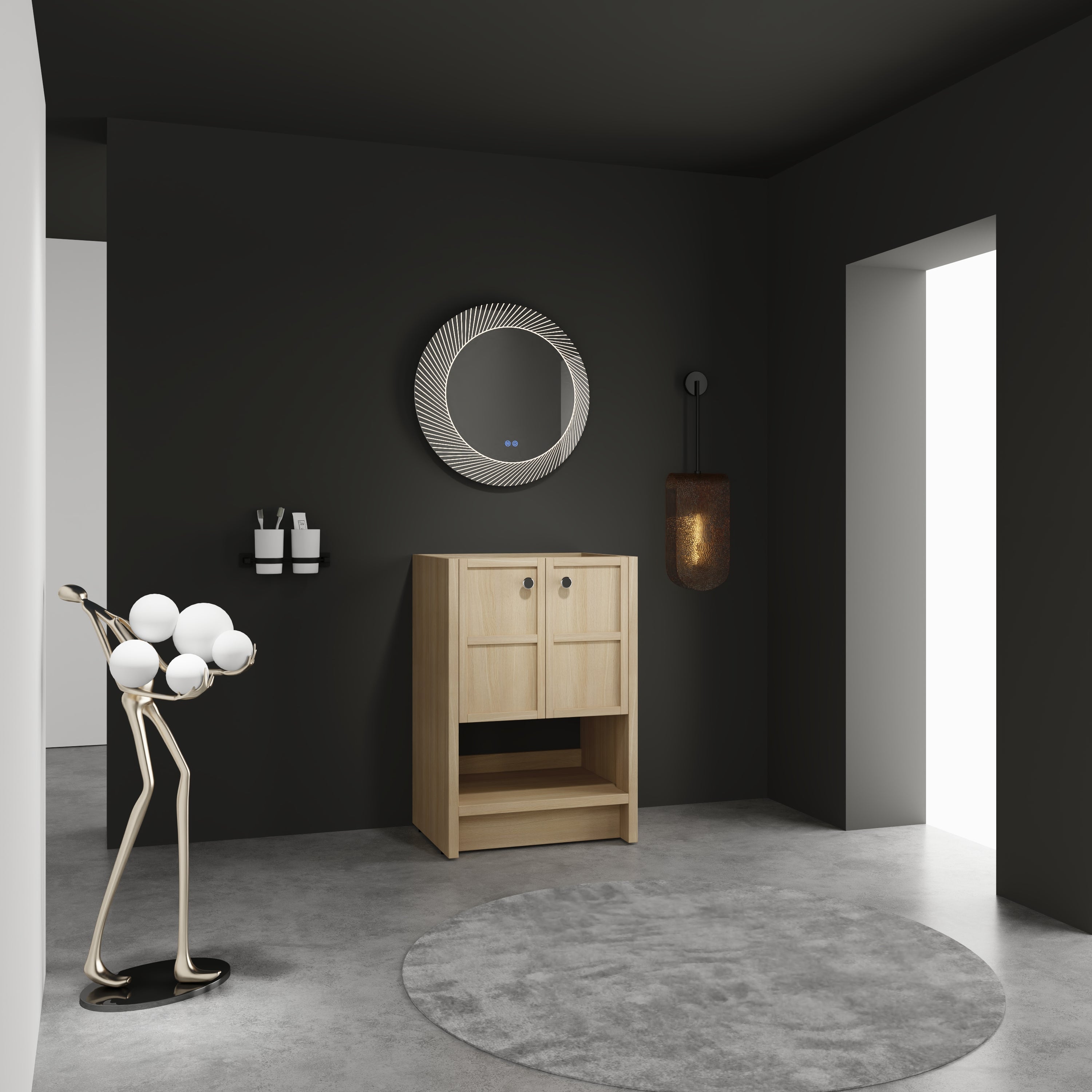 24" Freestanding Bathroom Vanity