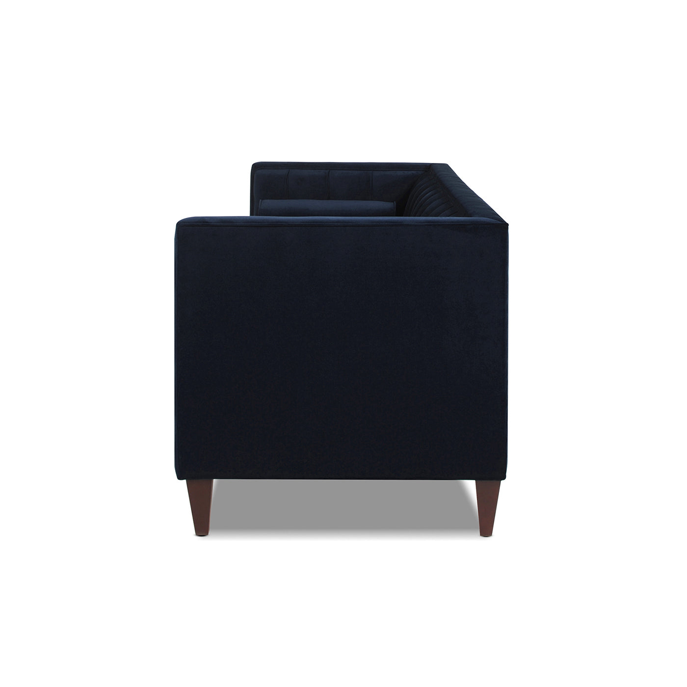 Jack 84" Modern Tuxedo Tufted Sofa, Dark