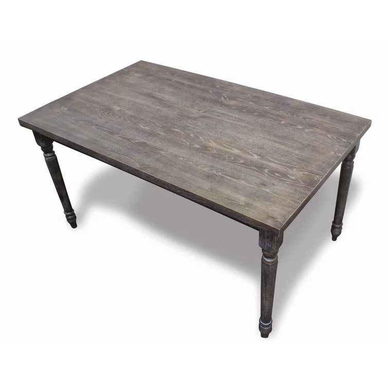 Transitional Style 59 Inch Rectangular Dining Table
