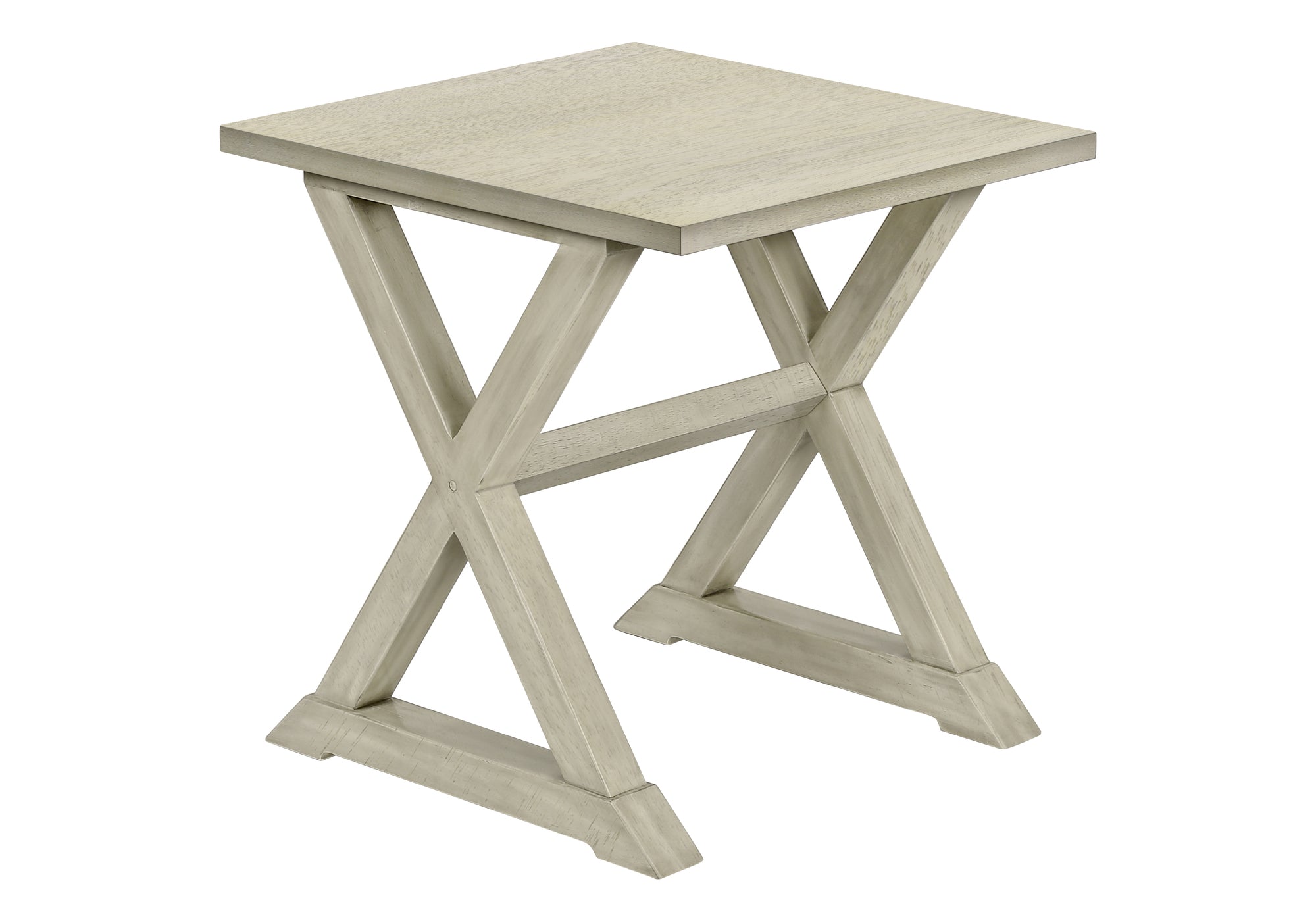 Antique White Accent Table