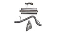 Corsa Performance Cat Back Exhaust, Sport, 3in, Single Side Twin Polished 4in Tips, 2015