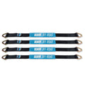 Borne Off-Road Vehicle Ratchet Tie-Down Kit (4 pack) Black BNRTC-TD-4BK