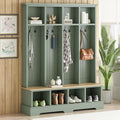 Farmhouse Hall Tree with 8 Hooks