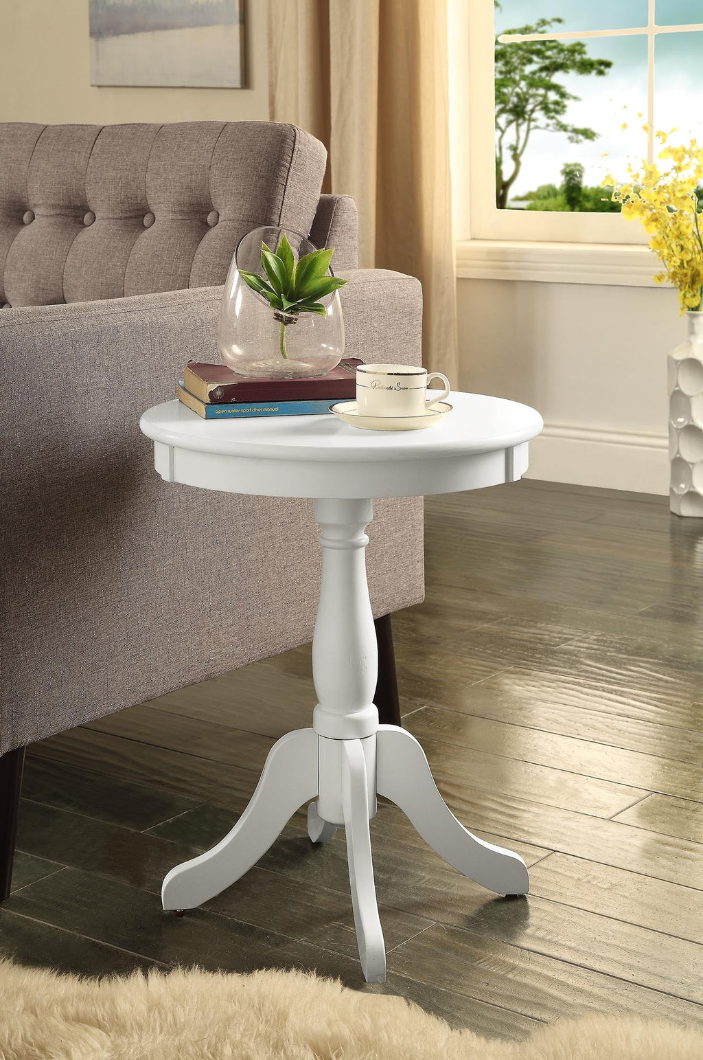 Alger Round Pedestal Table