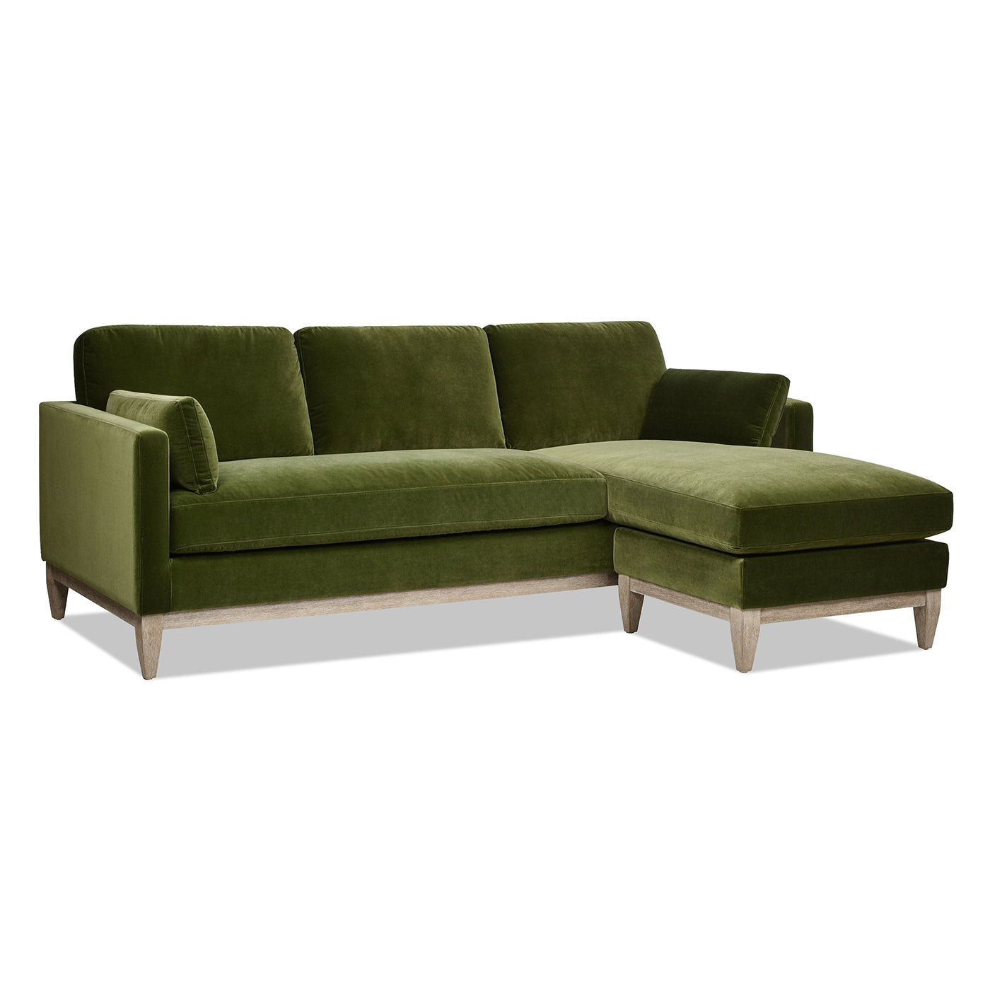 Knox 89" Modern Farmhouse Reversible Chaise Sectional Sofa