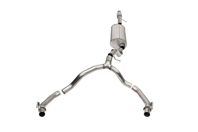CORSA Performance Corsa 21-22 Cadillac Escalade 6.2L Dual Rear 3.5/2.75in Sport Cat-Back Exhaust Uses Factory Bezels 21131