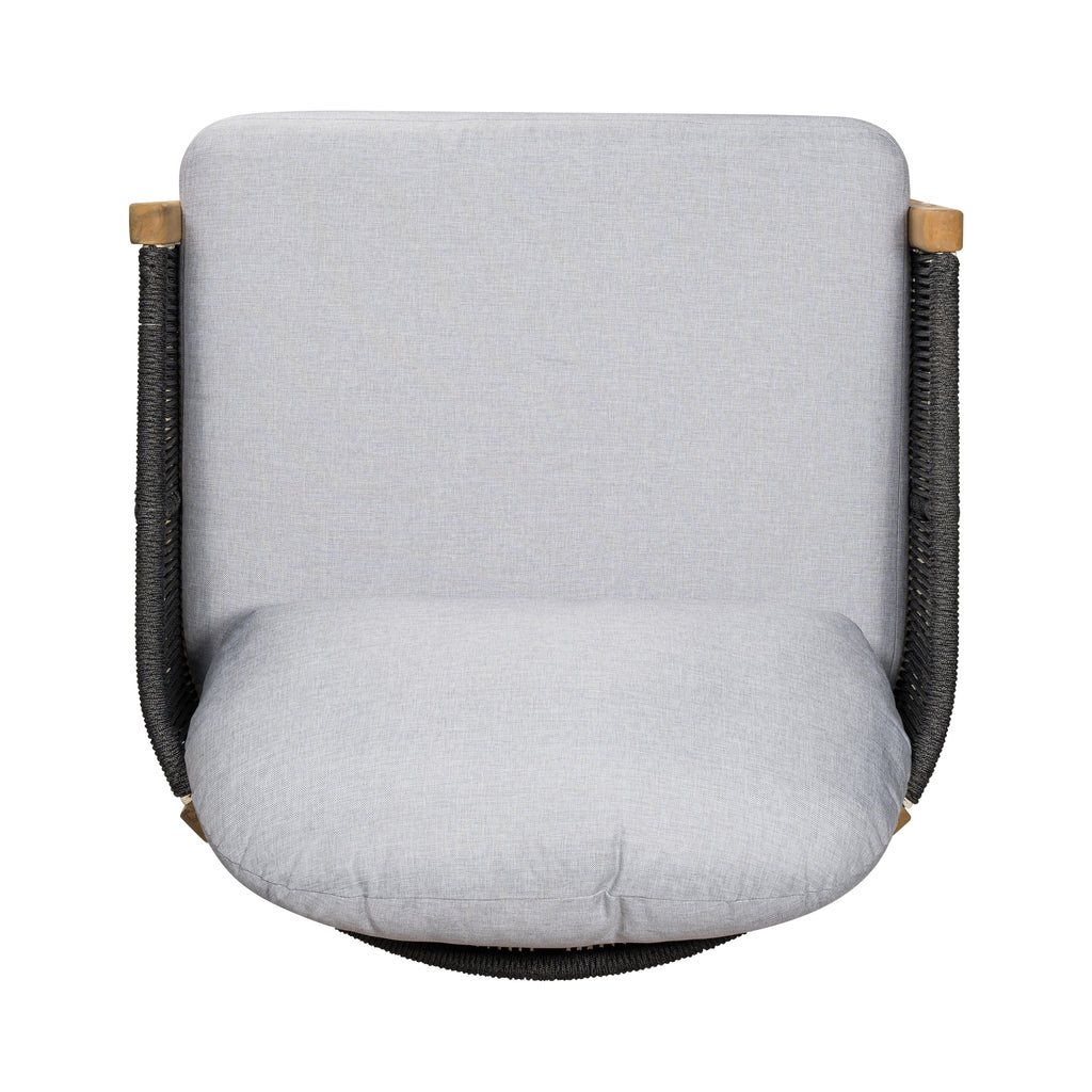 Grotta Outdoor Wood Club Chair