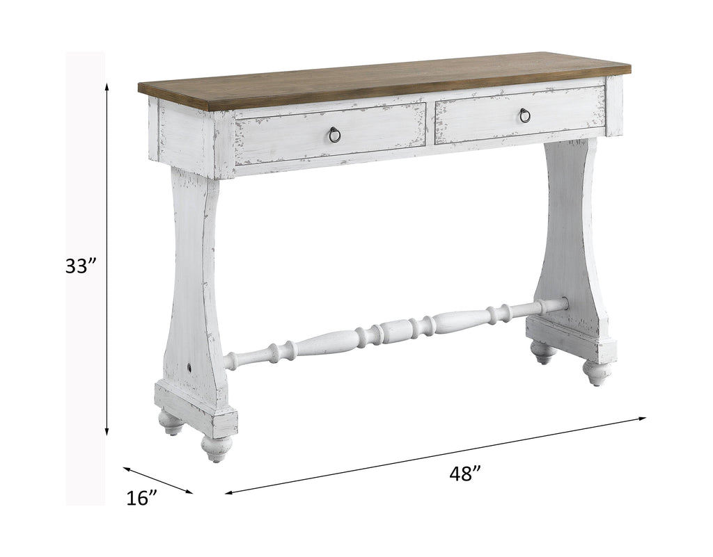 Carminda Antique Accent Table