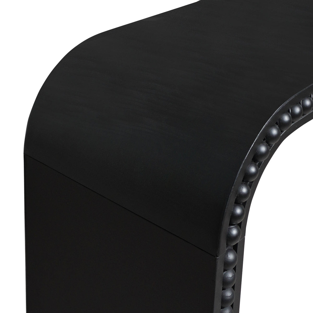 Black Wood Console Table