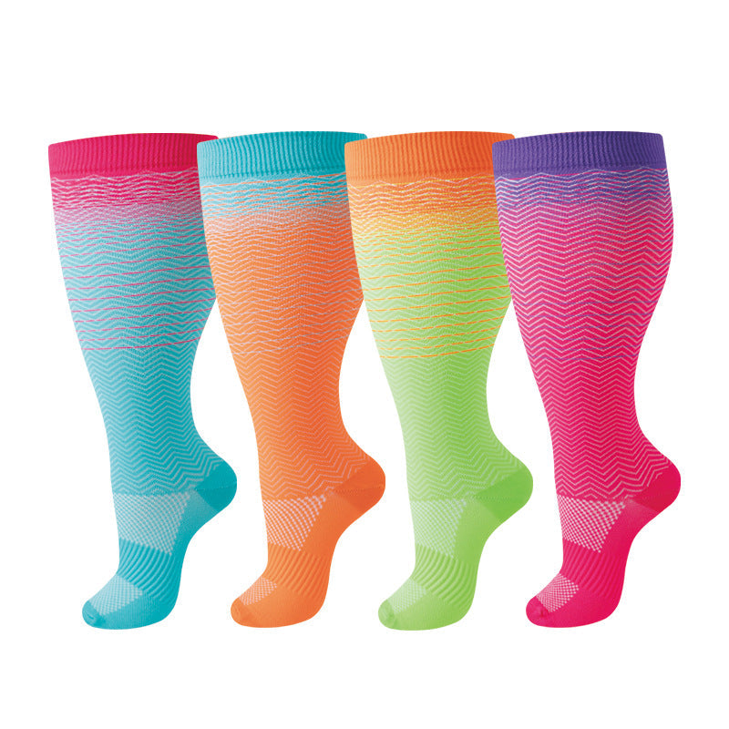 Plus-size Compression Socks, Nylon Nurse Socks For Men And Women