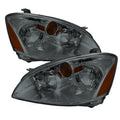 SPYDER Xtune Nissan Altima 02-04 Crystal Headlights Smoke HD-JH-NA02-AM-SM 9024009