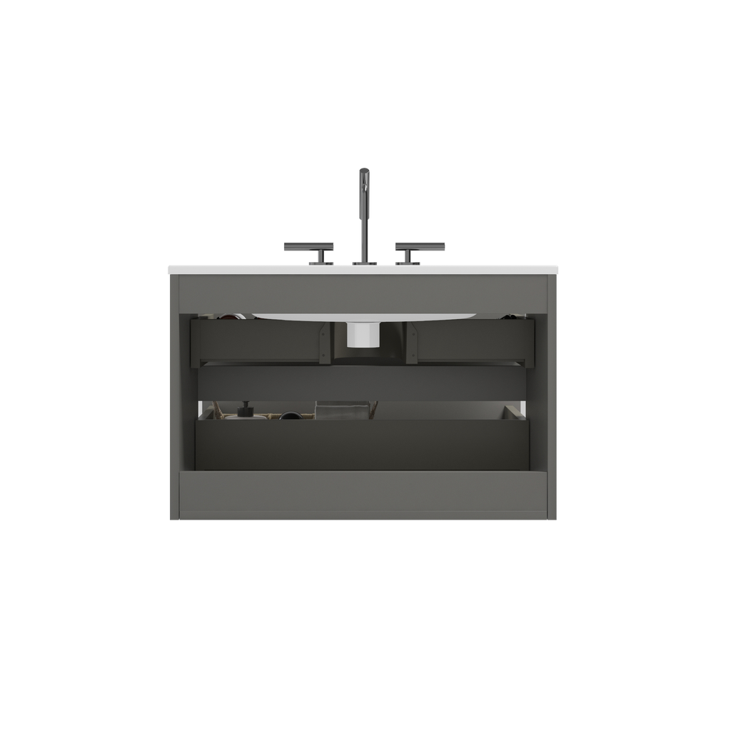 TIA 30" Wall Mount Space Bathroom Vanity