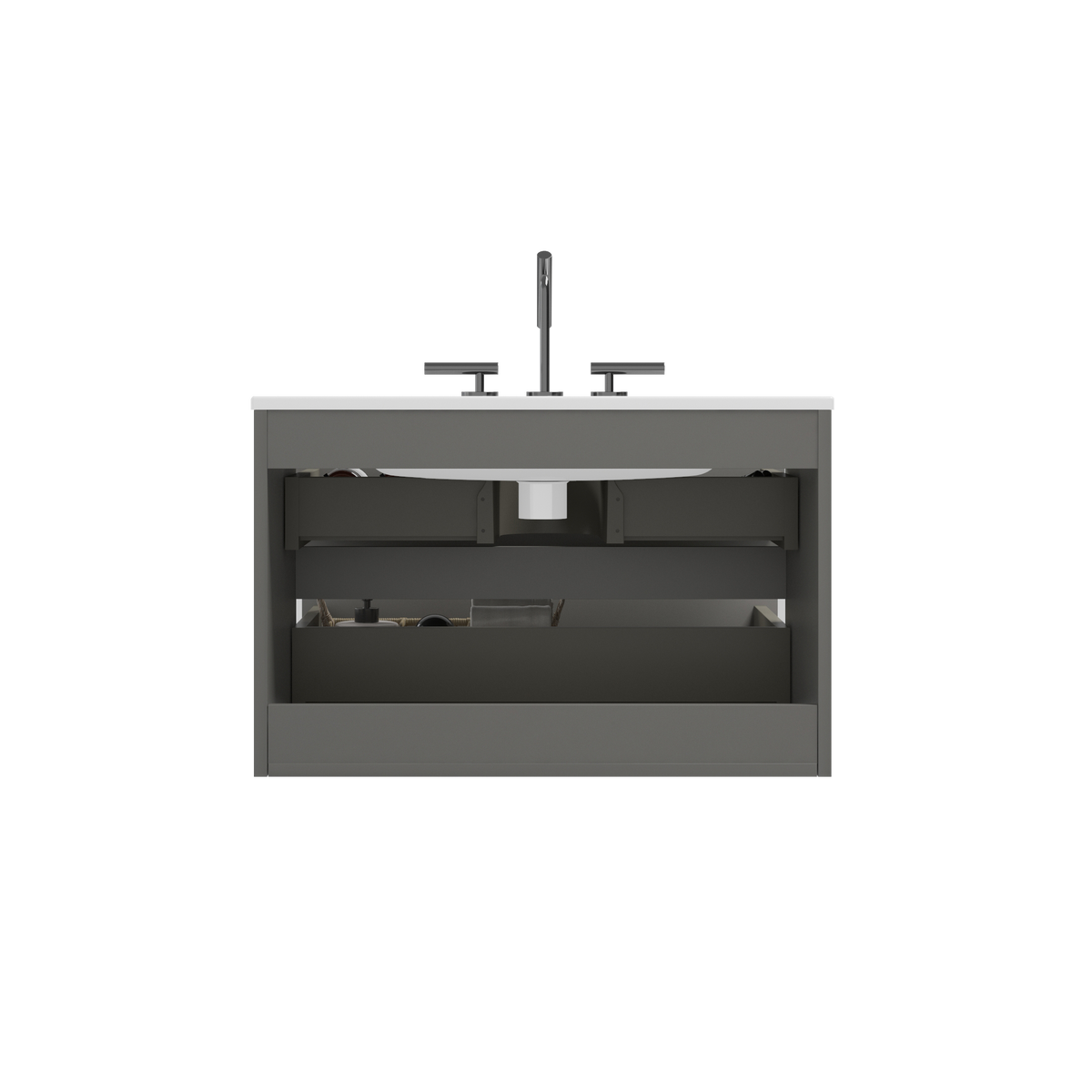 TIA 30" Wall Mount Space Bathroom Vanity
