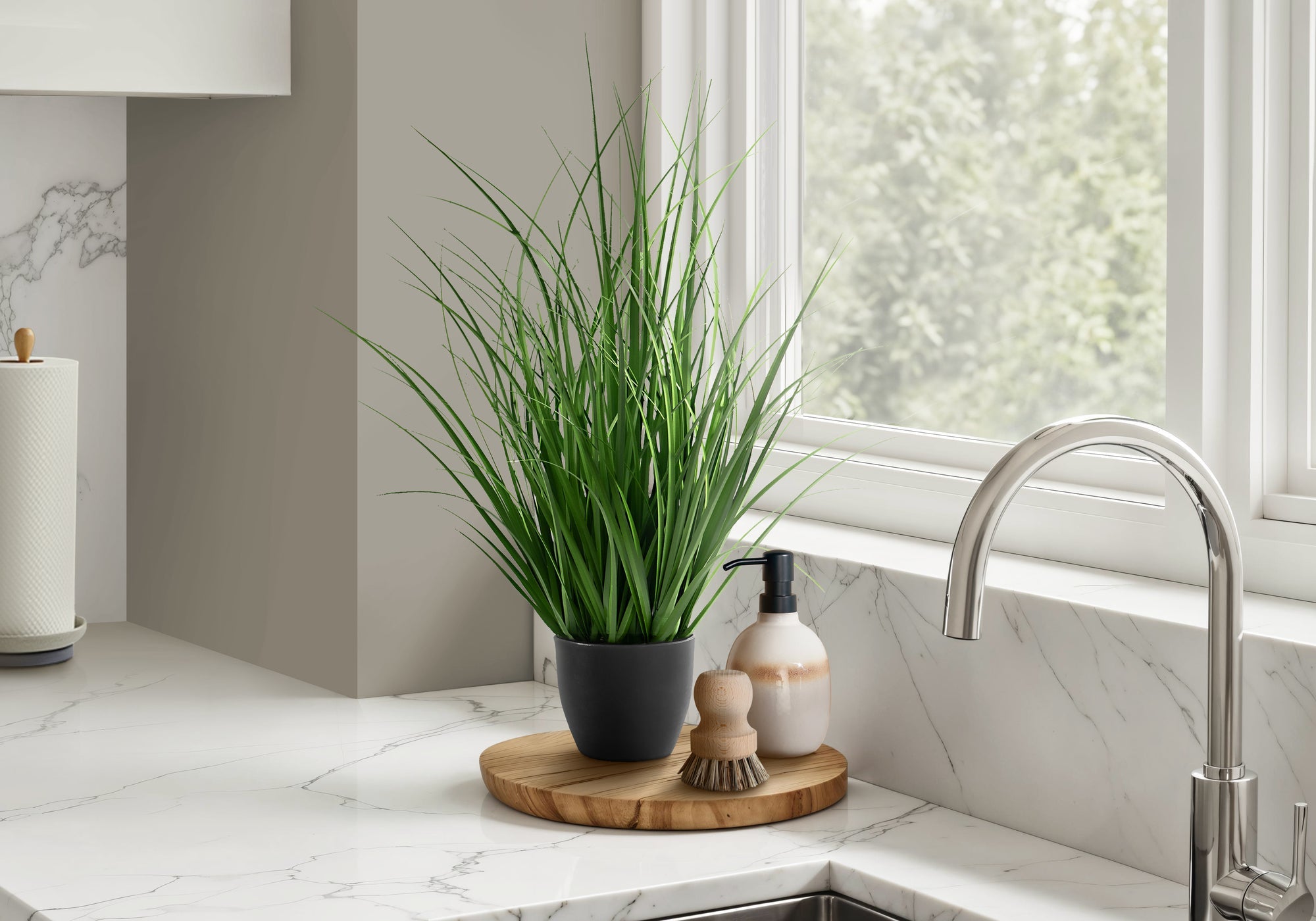 23" Tall Artificial Grass Plant