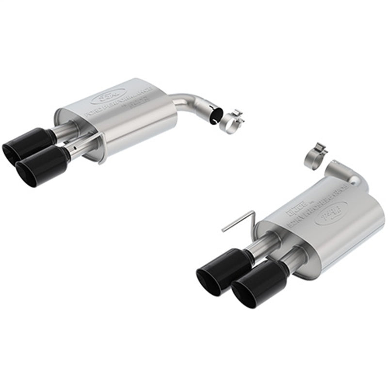 Ford Racing 2018 Mustang GT 5.0L Extreme Muffler Kit - Black Chrome Tips M-5230-M8EBA