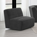 Ortega Dark Armless Chair