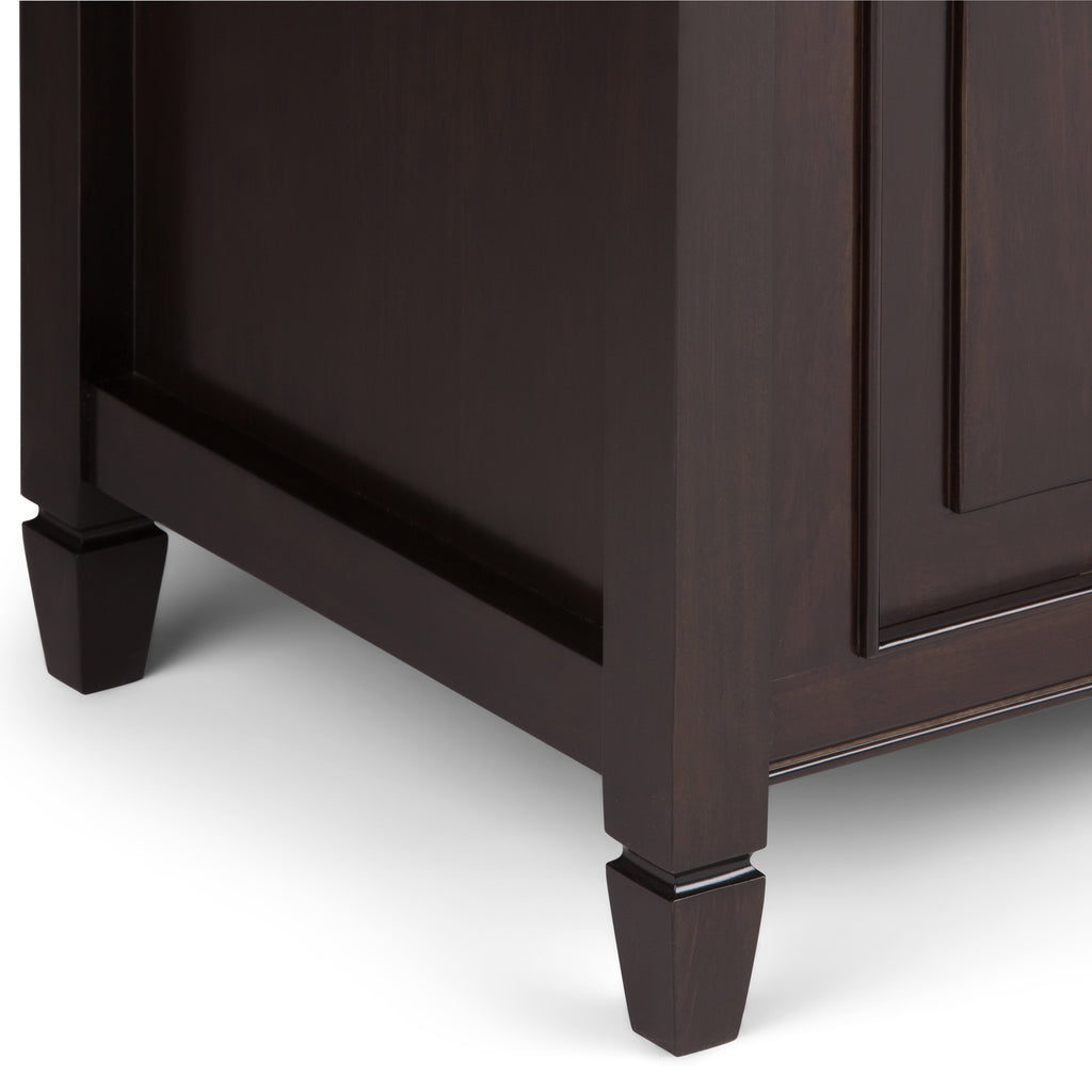 Connaught 51 Inch Wide Solid Wood Storage Bench Trunk