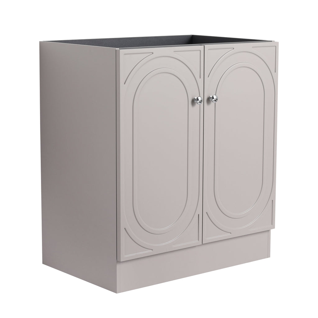 30" Freestanding Bathroom Vanity & 2 Soft-Close Cabinet Doors