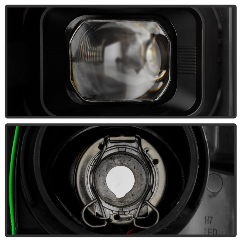 SPYDER Signature 20-21 Ford F150 (Halogen Model) Proj. Headlights - Black (PRO-YD-FF15021HALSI-BK) 5088703