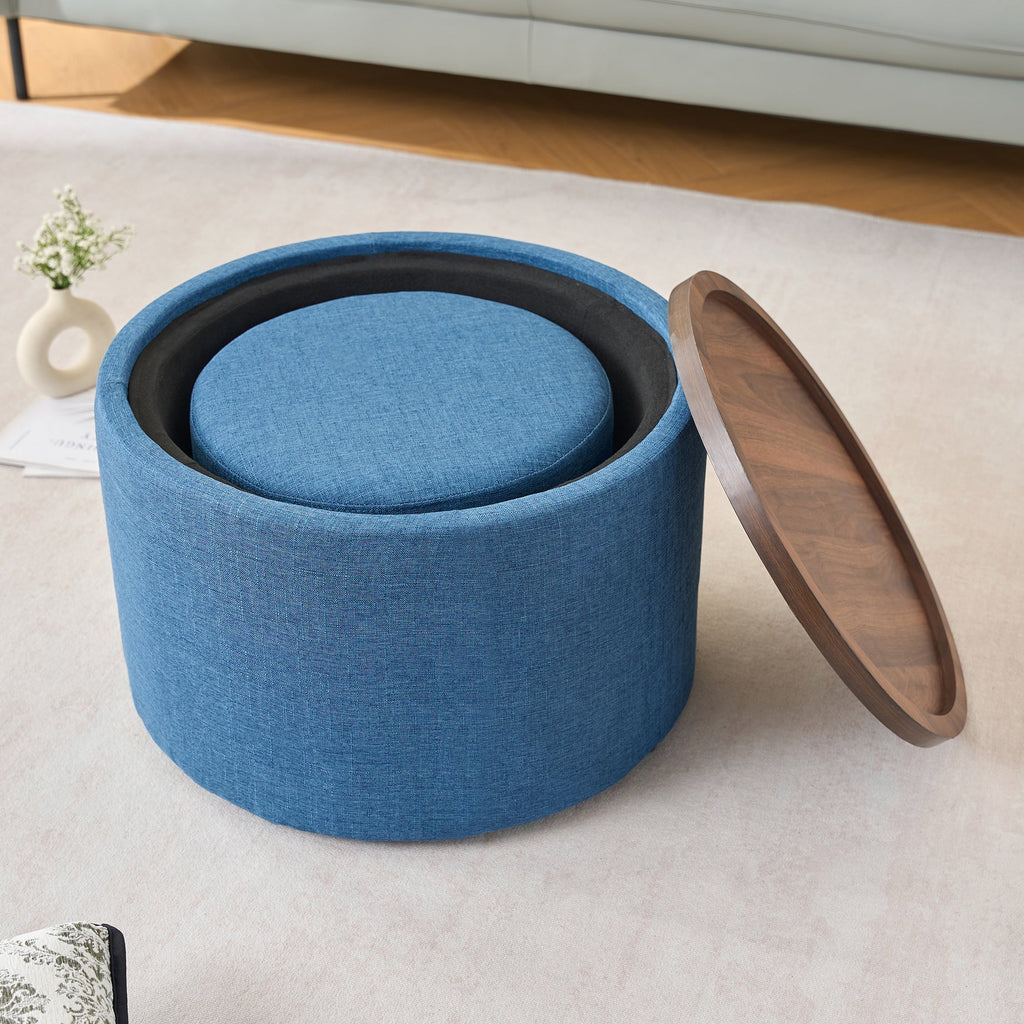 Ball & Cast Nesting Storage Ottomans of 2