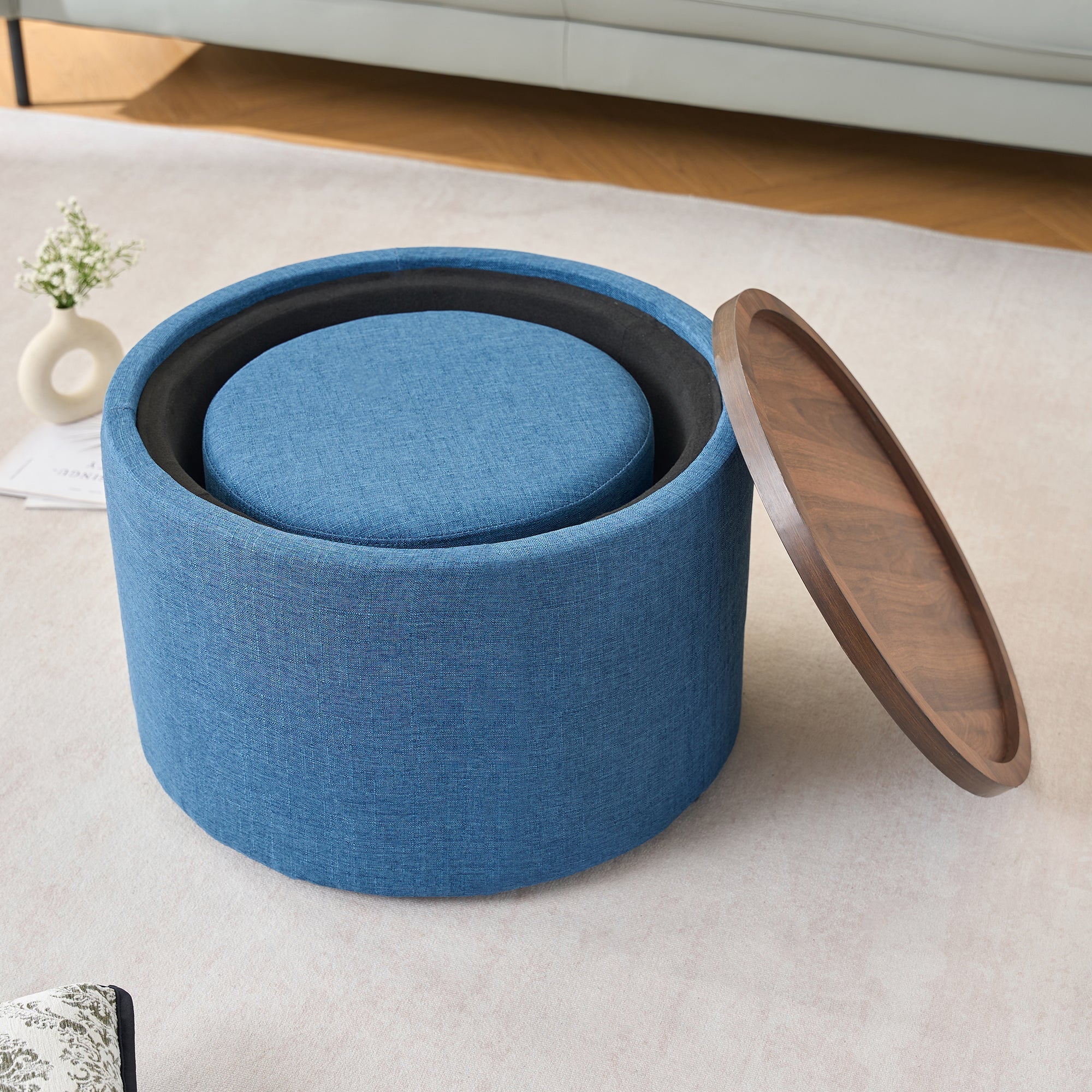 Ball & Cast Nesting Storage Ottomans of 2